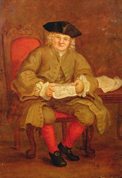 Retrato del Capitán Coram de English School